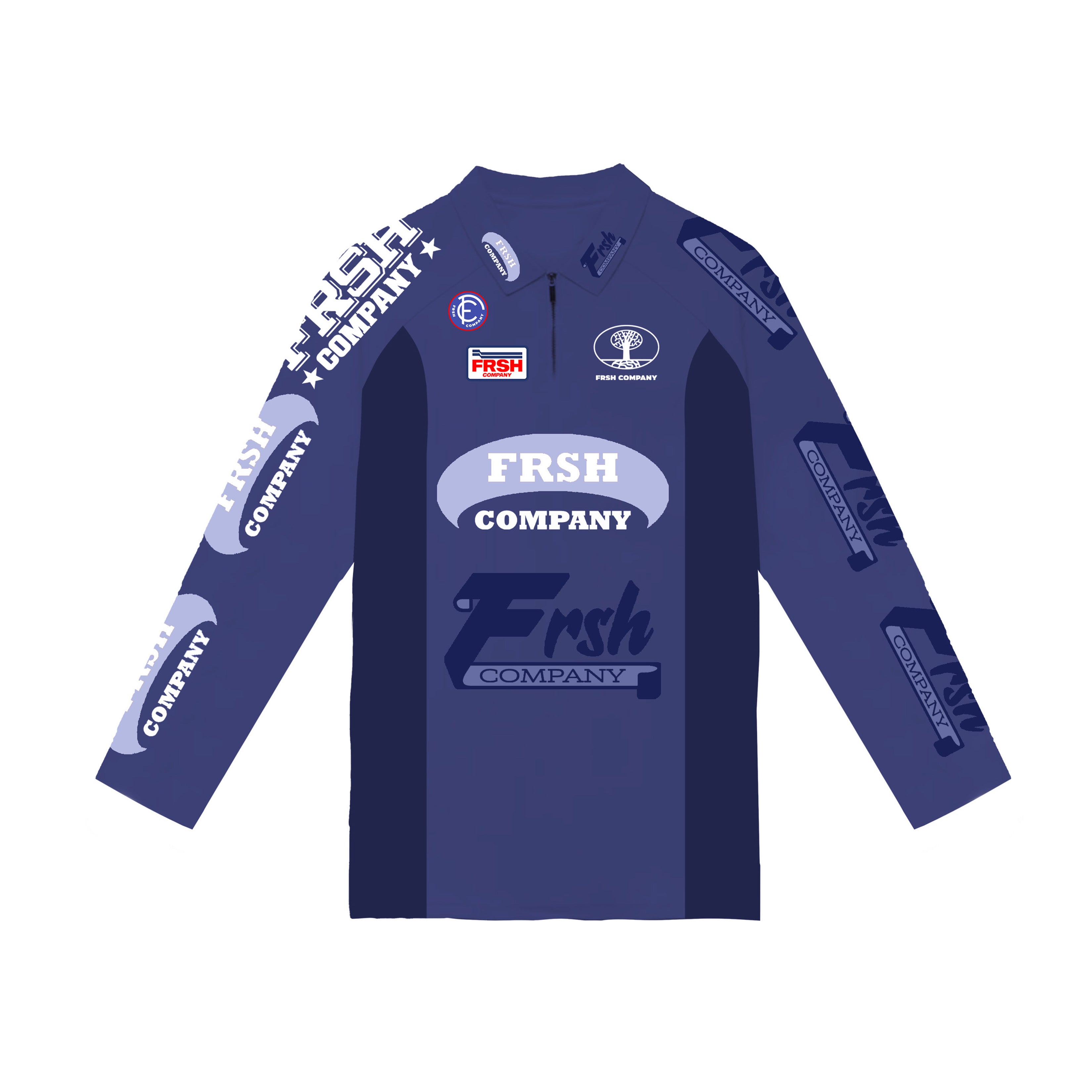 FRSH RACING TEAM LONG SLEEVE MESH POLO