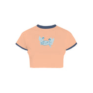 FRIENDS IN THE SKY CROP TOP