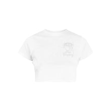 Load image into Gallery viewer, FRSH OVAL PEARLS CROP TOP TEE
