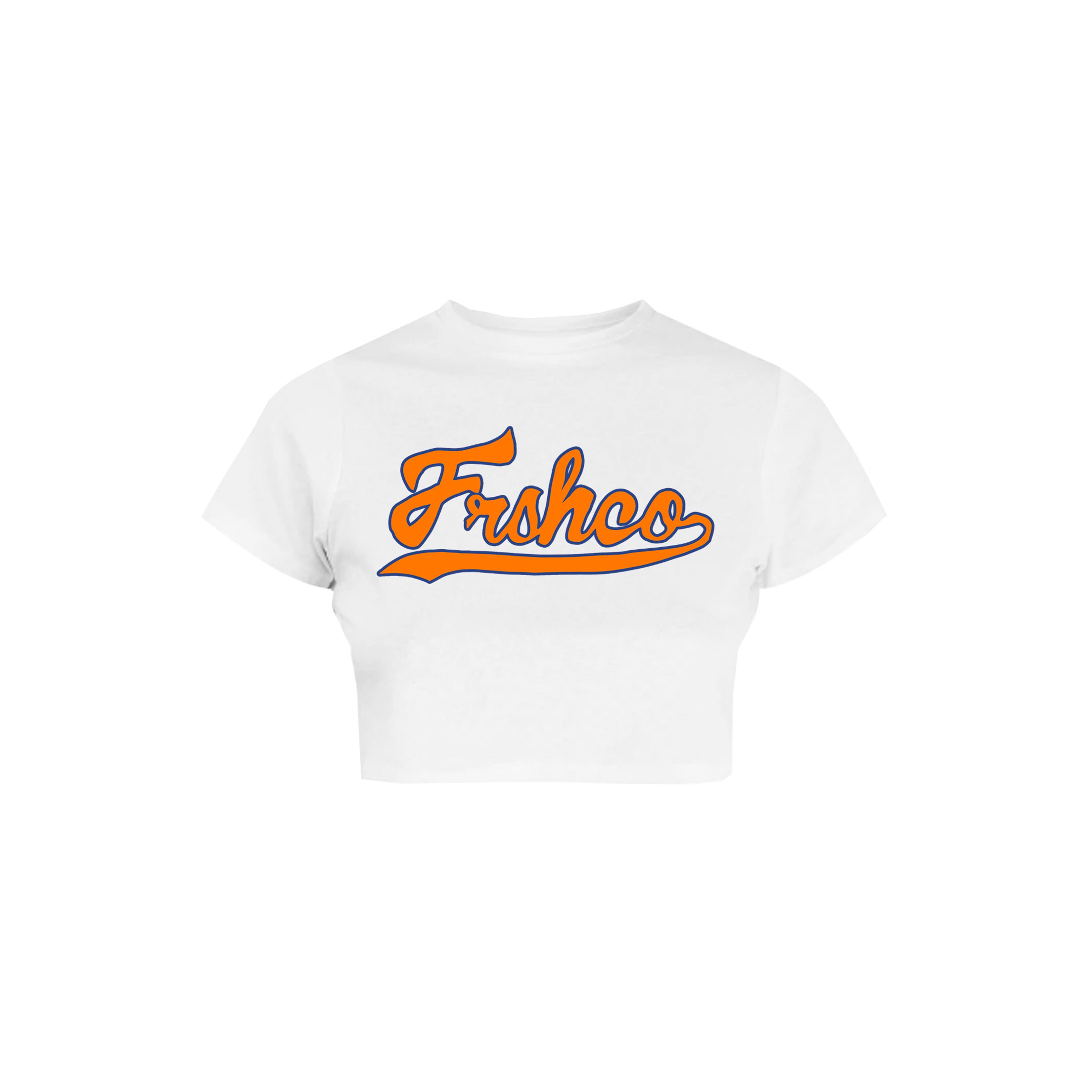 FRSH CO SIGN CROP TOP TEE