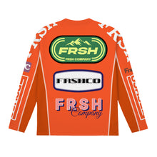 Load image into Gallery viewer, RACING V NECK MESH LONG SLEEVE
