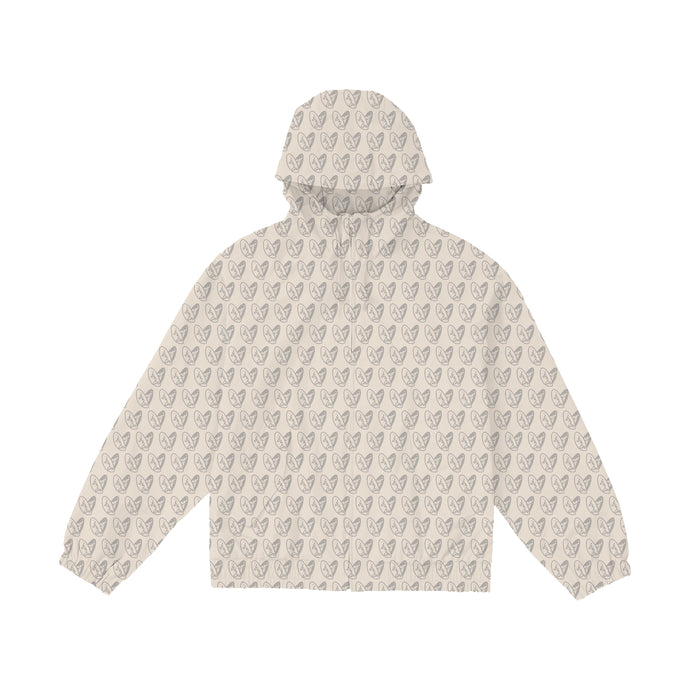 FRSH HEART PATTERN WINDBREAKER