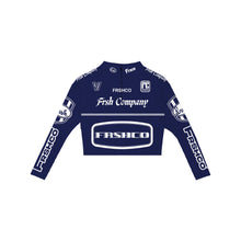 Load image into Gallery viewer, FRSH LOGOS MOCK NECK LS CROP TOP
