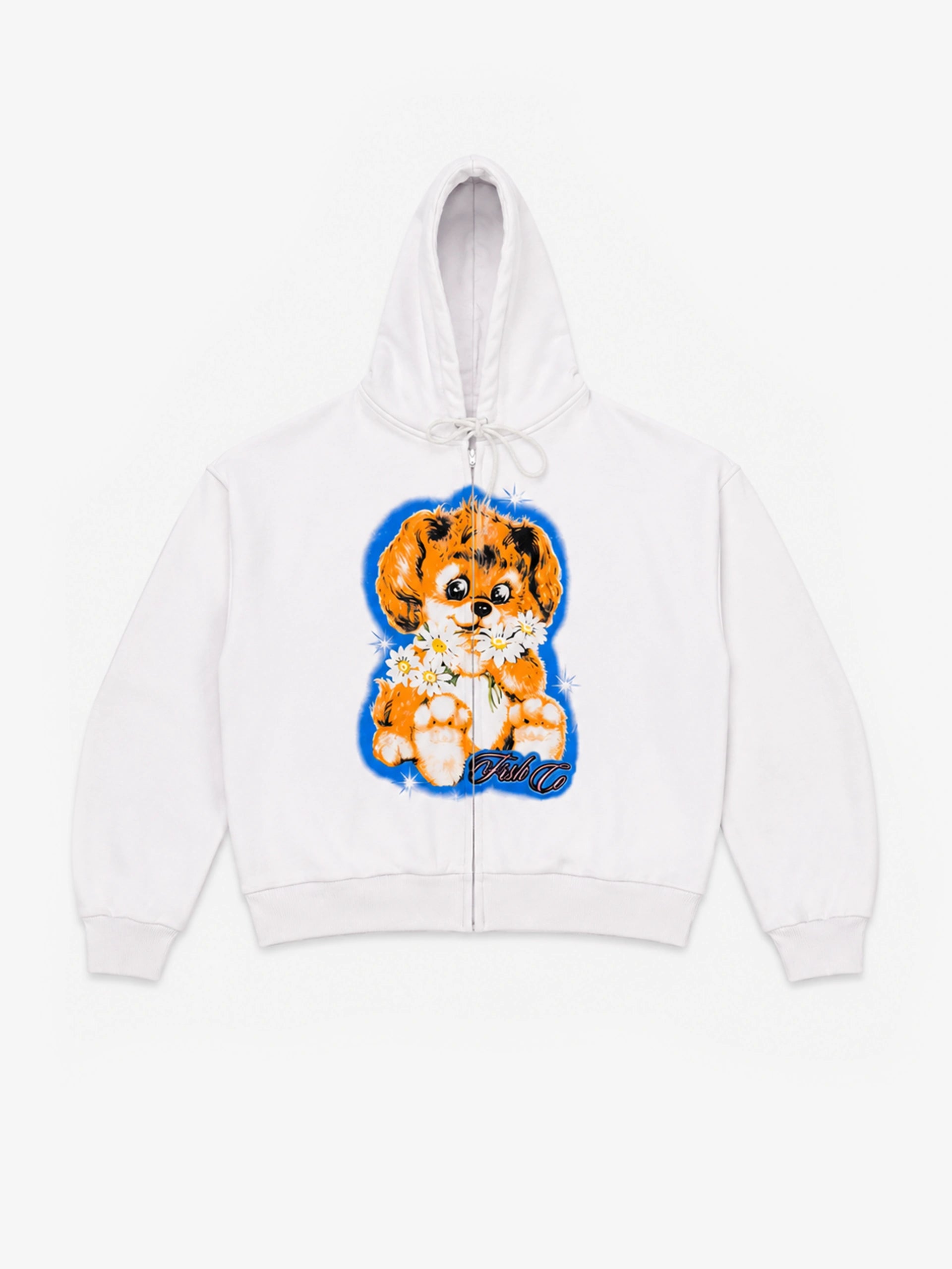 Dog n Flowers Hoodie