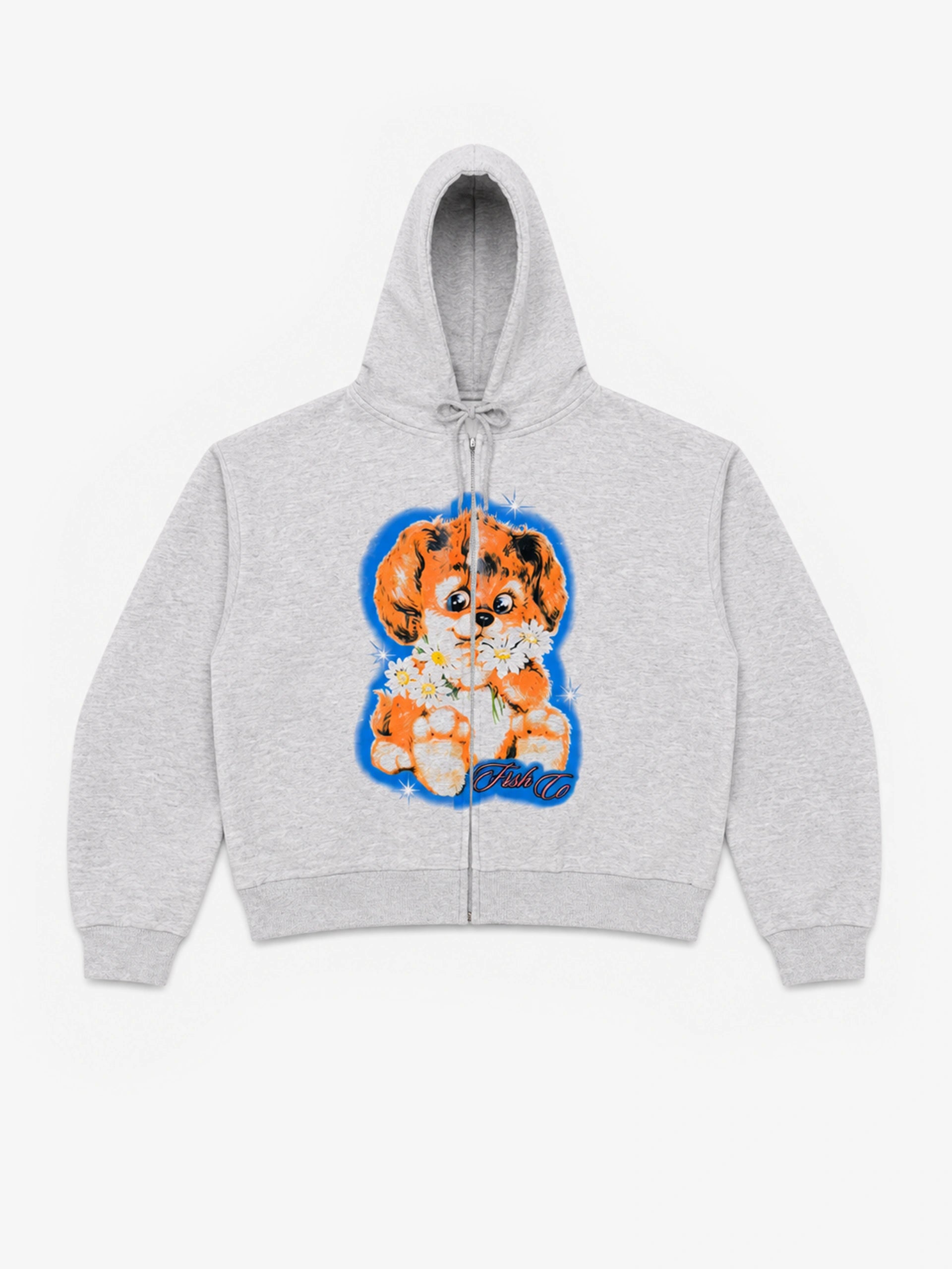 Dog n Flowers Hoodie