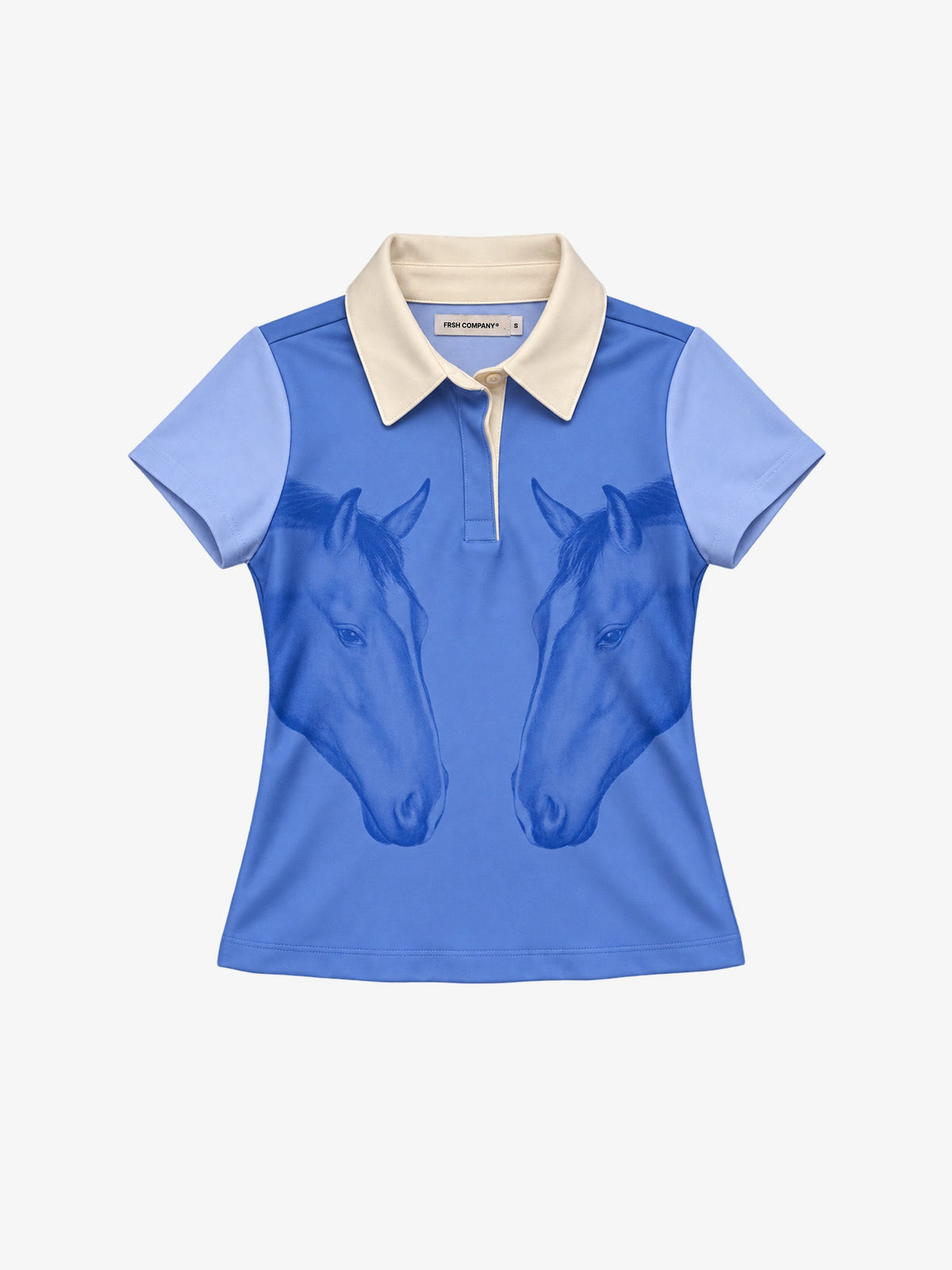 FRSH | HORSES FITTED POLO BY MARISOL RUIZ