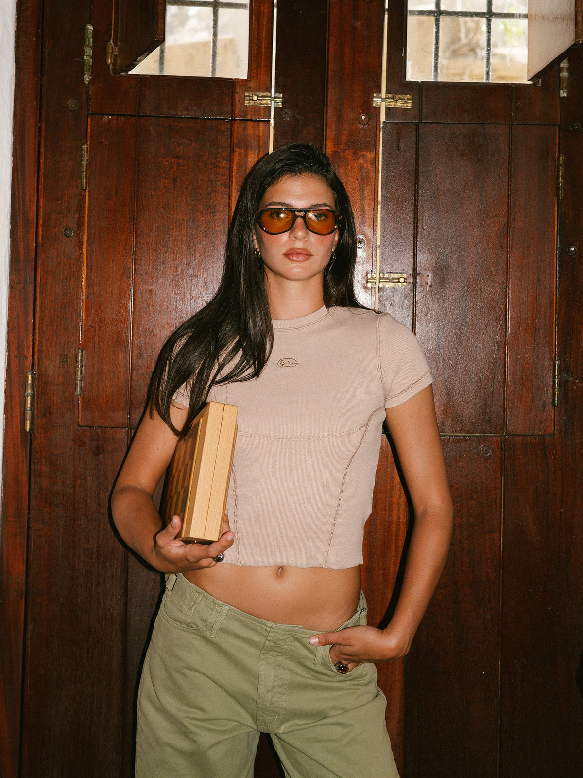 FRSH | OVAL CROP TOP CREAM