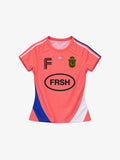 FRSH | OVAL FITTED JERSEY CORAL