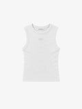 FRSH | OVAL TANK TOP CROP WHITE