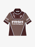 FRSH | RACING CROP SHIRT BROWN