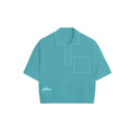 FRSH KNIT CROP TOP POLO